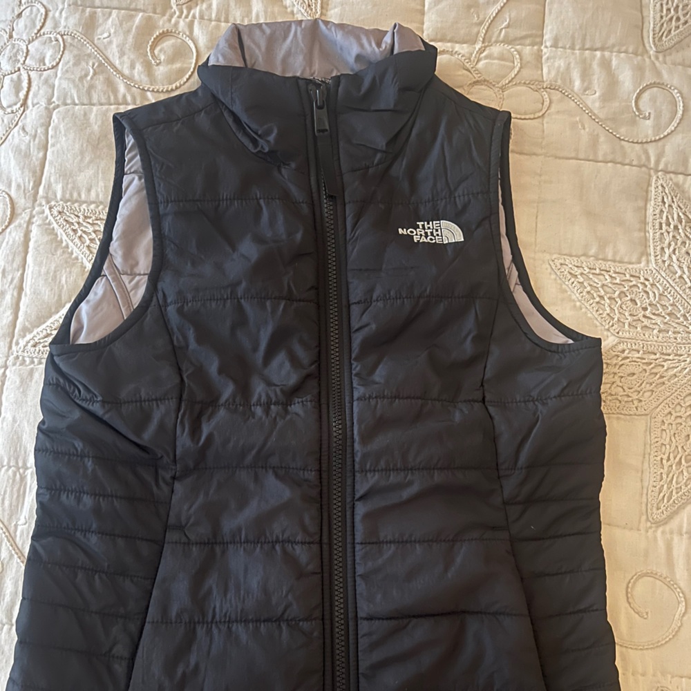 The North Face Girls Black Quilted Puffer Vest